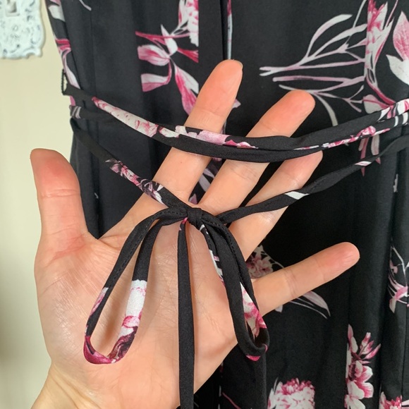 NWT Judith & Charles black raspberry floral dress Nordstrom - Picture 6 of 10